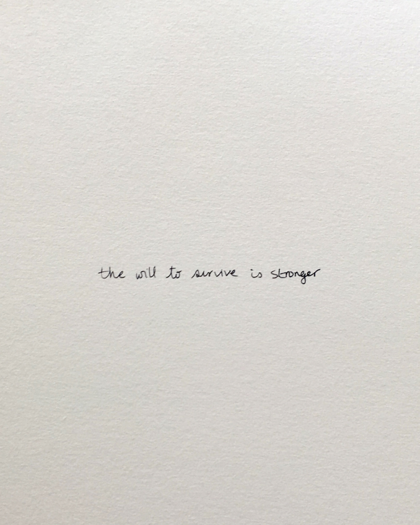 Samah Hijawi, The Will To Survive Is Stronger. Uit de serie We Shall Return, 2017-2019. Serie van Originele Silk Screen Prints op papier 20x30cm. € 250